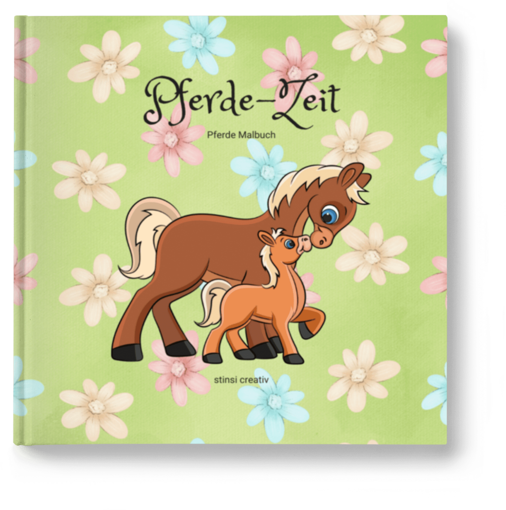 pferde-zeit malbuch bild