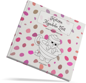 ausmalbuch katzen mandala zeit