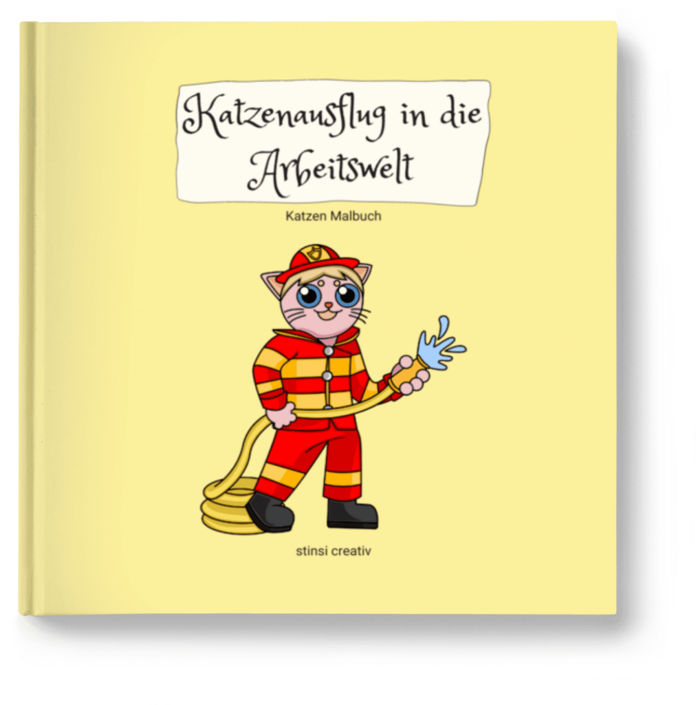 ausmalbilderbuch katzenausflug in die arbeitswelt