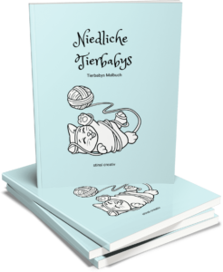 ausmalbuch niedliche tierbabys