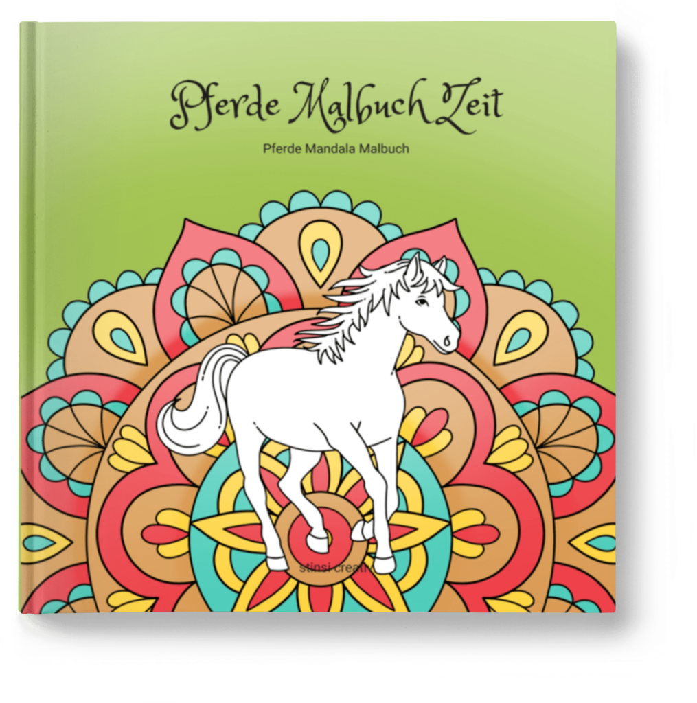 malbuch mit pferde mandala ausmalbilder