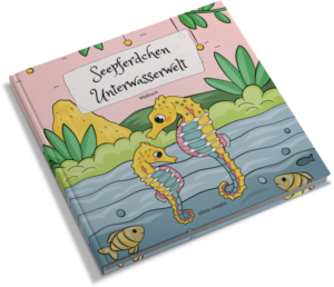 ausmalbuch seepferdchen unterwasserwelt