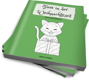 malvorlagen tiere in der Weihnachtszeit