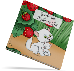 ausmalbuch tierfamilie malbuch-zeit malvorlagen