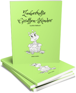 ausmalbuch zauberhafte giraffen-kinder