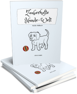 ausmalbuch zauberhafte hunde-welt