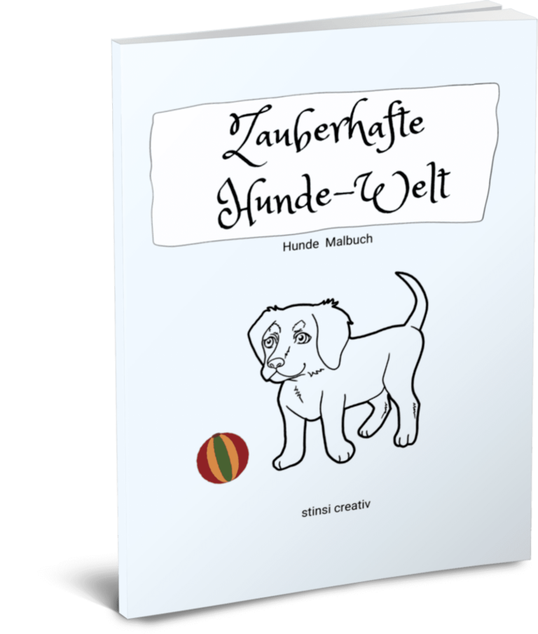 malbuch zauberhafte hunde-welt