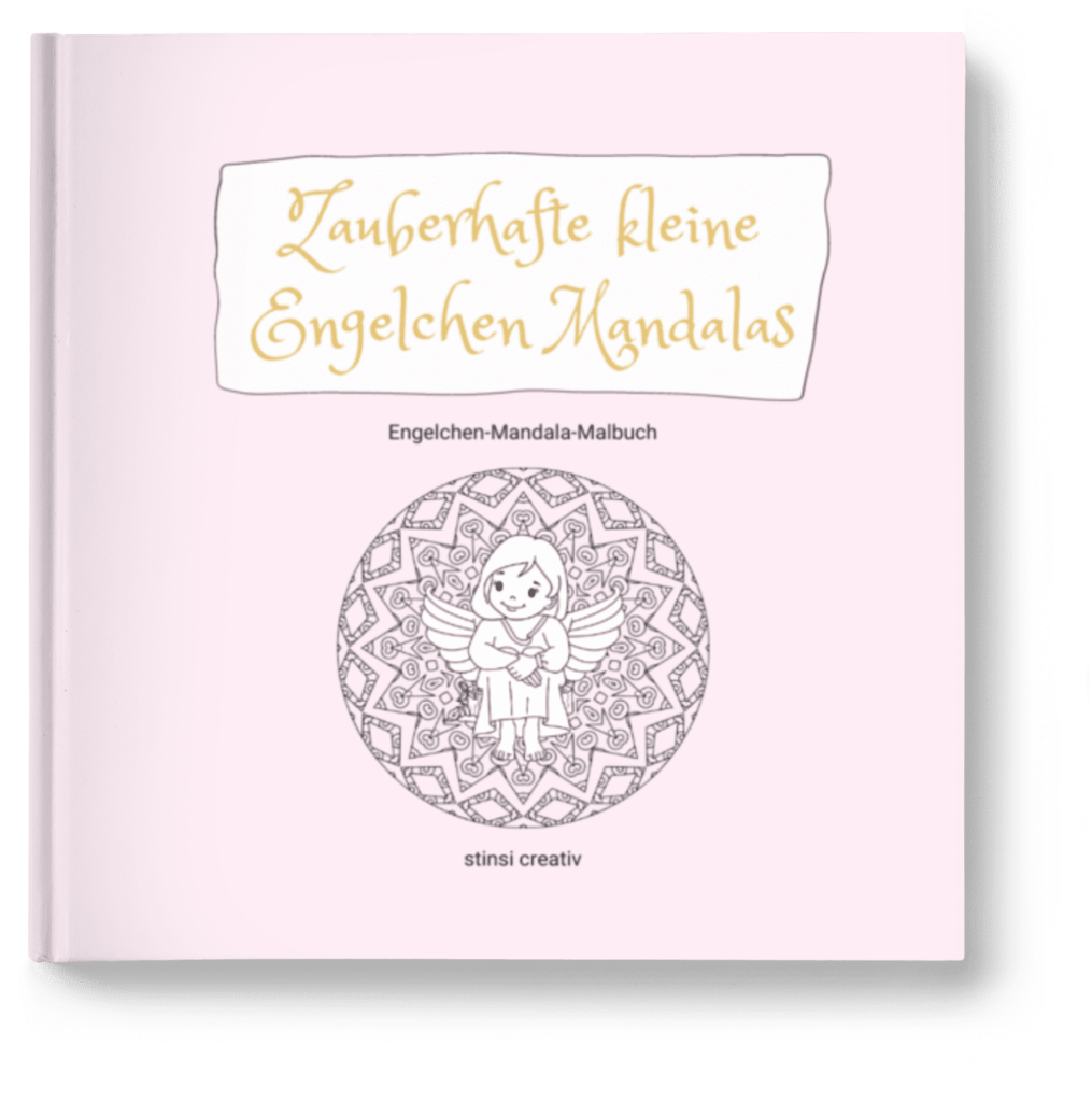 ausmalbilderbuch zauberhafte kleine engelchen mandalas