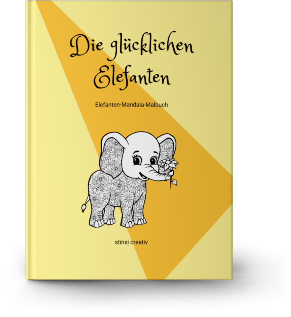 die gluecklichen elefanten ausmalbilderbuch