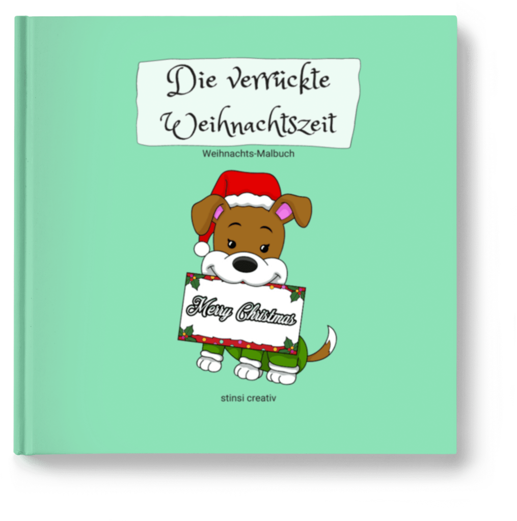 die verrueckte weihnachtzeit ausmalbilderbuch