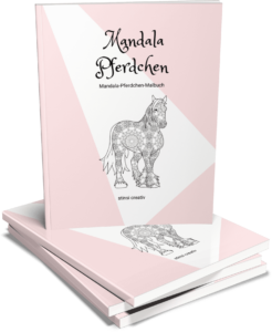 ausmalbuch mandala pferdchen motive