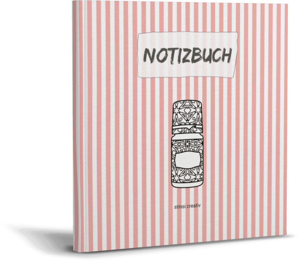 aroma flaeschchen notizbuch