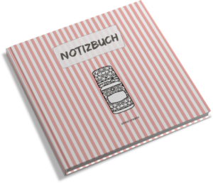 aroma flaeschchen notizbuch cover