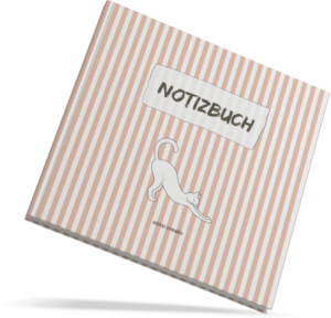 bild notizbuch katzen motiv