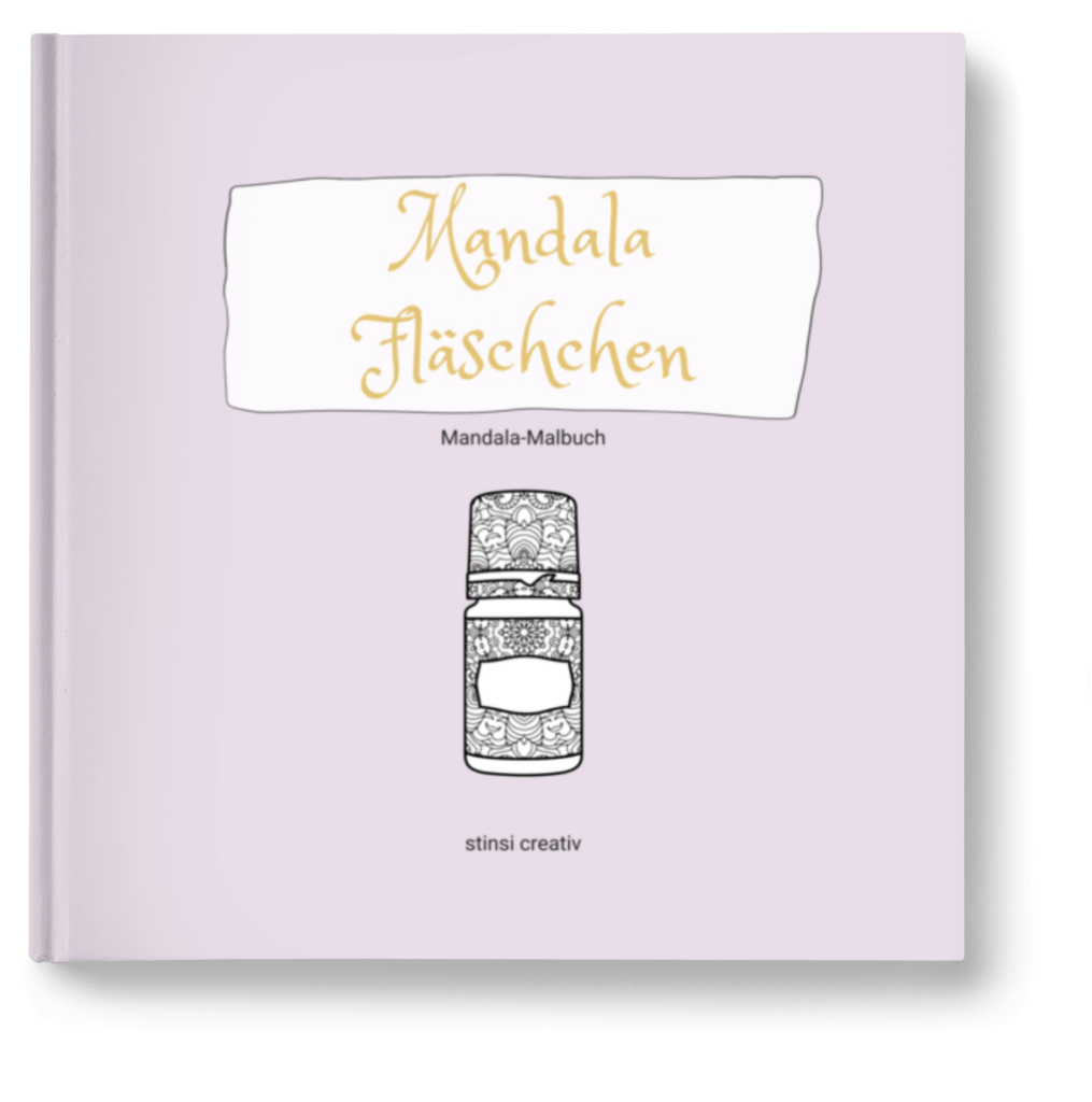malbuch mandala fläschchen