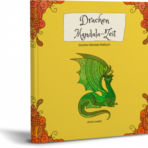 malbuch drachen mandala-zeit