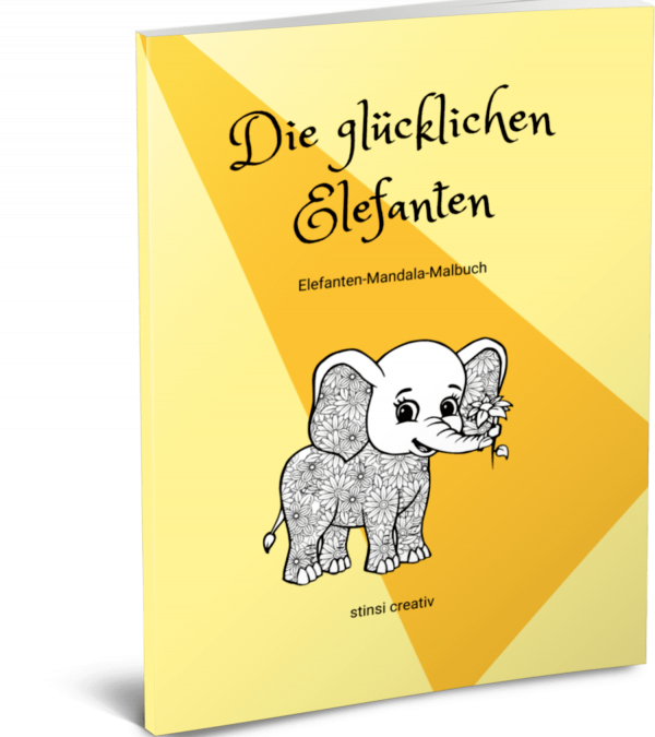 die gluecklichen elefanten mandala malbuch