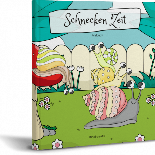 malbuch schnecken zeit